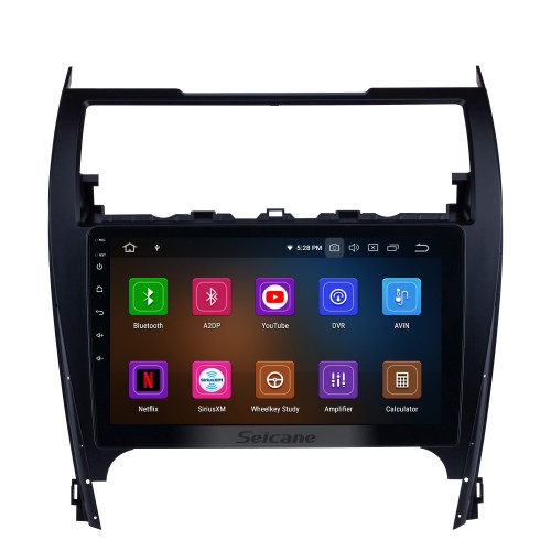 10.1 Inch HD Touch Screen Android 11.0 Car Stereo Radio For 2012-2017 TOYOTA CAMRY GPS Navigation Bluetooth 4G WIFI Support Rear View Camera Steering Wheel Control DVR OBD2 TPMS FM AM 1080P Video