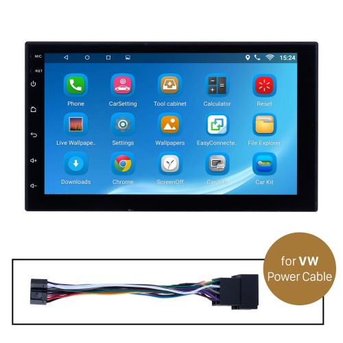 Car Radio Stereo Head Unit Power Cables For VW Volkswagen For Model H605E