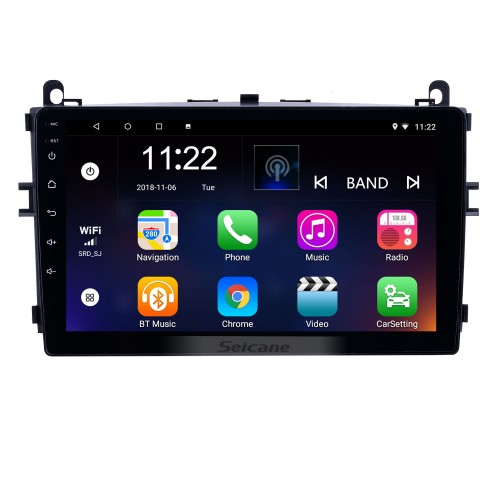 Android 13.0 9 inch HD Touchscreen GPS Navigation Radio for 2016-2017 Baic E Series E130 E150/EV Series EV160 EV200/Senova D20 with Bluetooth support Carplay Backup camera