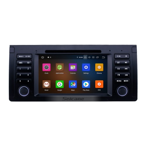 7 inch Android 12.0 GPS Navigation Radio for 1996-2003 BMW 5 Series E39 with USB AUX Bluetooth Wifi HD Touchscreen Carplay support TPMS Digital TV