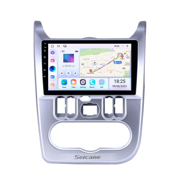 for Renault Duster Logan i sandero lada lergus dacia duster Nissan NP200 2009-2013 9 inch Android 14.0 HD Touchscreen Bluetooth GPS Navigation Radio USB AUX support Carplay  WIFI Backup camera