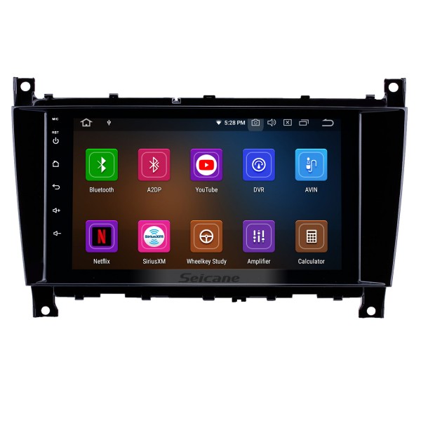 8 inch Android 11.0 GPS Navigation Radio for 2005-2007 Mercedes-Benz G Class W467 G550 G500 G400 G320 G270 G55 with HD Touchscreen Carplay Bluetooth support Mirror Link SWC