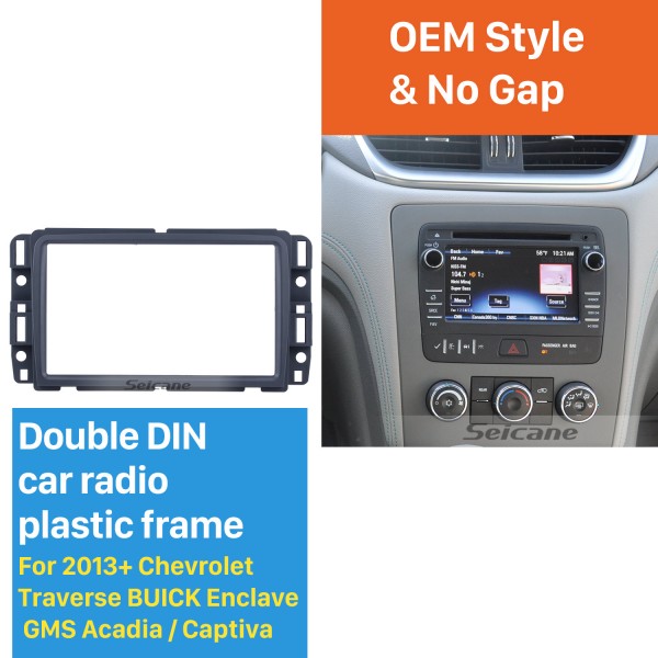 Double Din 2013 Chevrolet Traverse Buick Enclave Gms Acadia Car Radio Fascia Dash Install Face