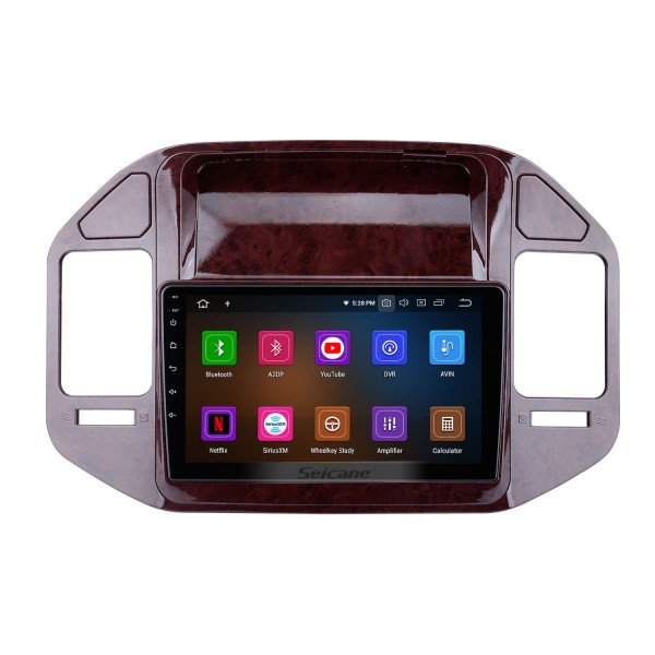 Android 11.0 for 2004-2011 Mitsubishi V73 Pajero Radio with Bluetooth 9 inch HD Touchscreen GPS Navigation System Carplay support DSP