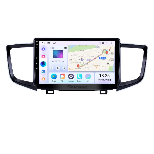 10.1 Inch Car Audio System Android 13.0 for 2016 Honda Pilot with Touchscreen WIFI Bluetooth Support GPS Navi Carplay Steering Wheel Control
