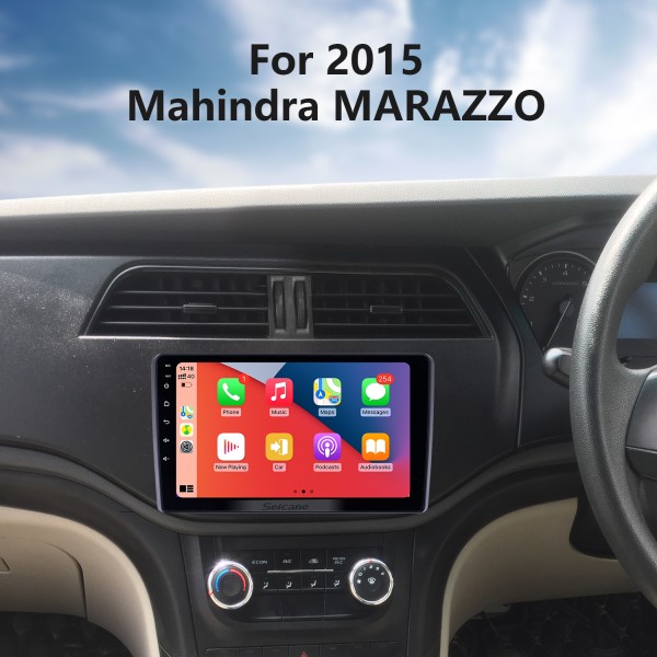 Android 11.0 9 inch GPS Navigation Radio for 2015 Mahindra Marazzo with HD Touchscreen Carplay Bluetooth WIFI support TPMS Digital TV