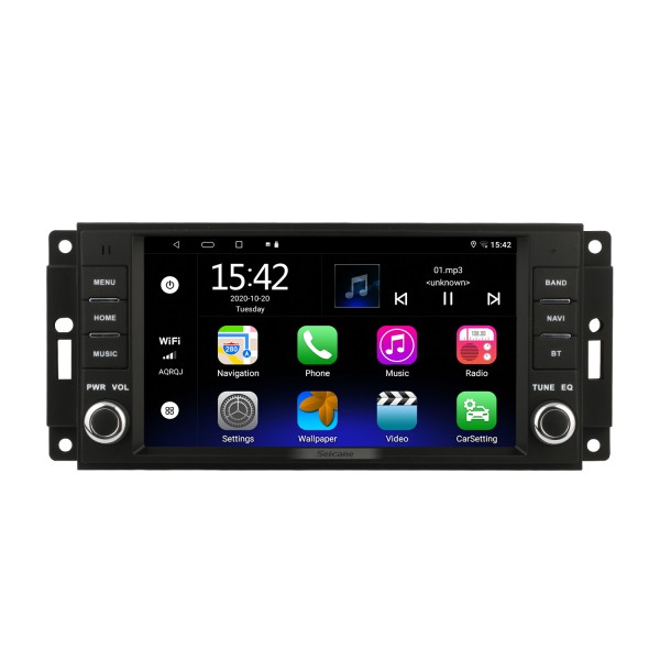 7 inch Android 13.0 for 2011 2012 2013-2017 JEEP WRANGLER RUBICON Stereo GPS navigation system with Bluetooth TouchScreen support Rearview Camera