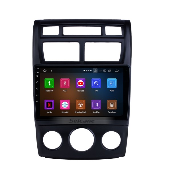 Android 11.0 9 inch 2007-2017 Kia Sportage Auto A/C HD Touchscreen GPS Navigation Radio with Bluetooth USB Carplay WIFI support OBD2 DVR DAB+