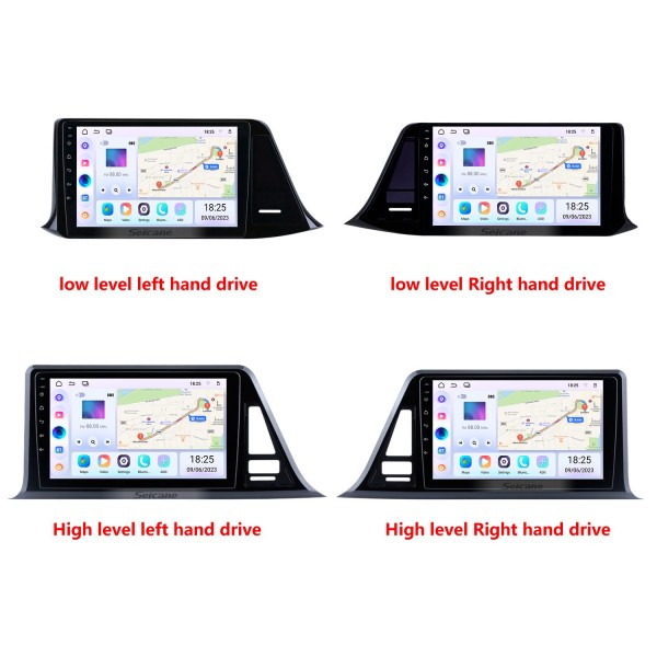 OEM 9 inch Android 14.0 For Toyota C-HR 2018 Radio with Bluetooth HD Touchscreen GPS Navigation System Carplay