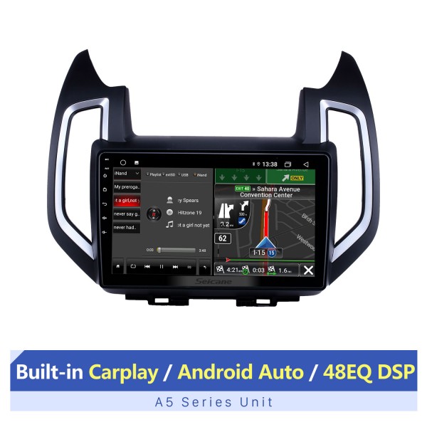 10.1 inch Android 13.0 GPS Navigation Radio for 2017-2019 Changan Ruixing with HD Touchscreen Bluetooth USB support Carplay TPMS DVR