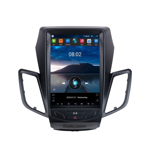 For 2009-2014 Ford Fiesta 9.7 inch Android 10.0 GPS Navigation Radio with HD Touchscreen Bluetooth WIFI AUX support Carplay Rearview camera