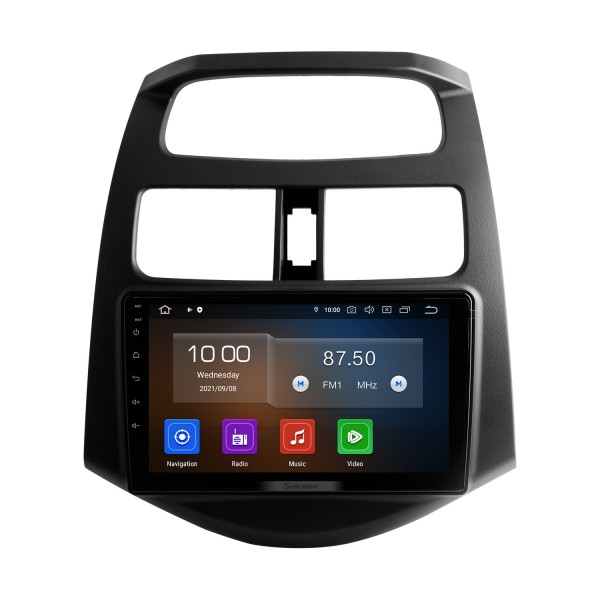 9 inch 2011-2014 chevy Chevrolet DAEWOO Spark Beat Matiz Bluetooth Radio Android 12.0 GPS Navigation Head unit with HD Touchscreen Mirror Link FM WIFI music USB support Backup Camera TPMS Carplay SWC DVR