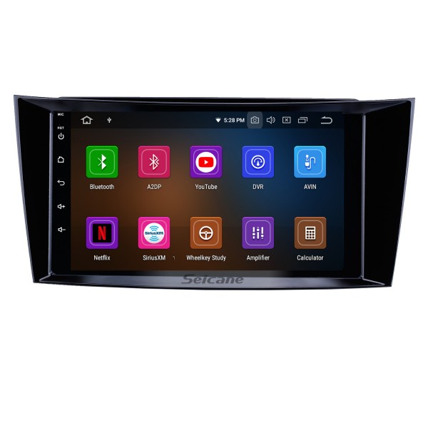 For 2001-2010 Mercedes-Benz E Class W211 Radio 8 inch Android 11.0 HD Touchscreen Bluetooth with GPS Navigation System Carplay support 1080P