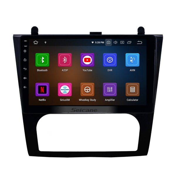 OEM 9 inch Android 11.0 HD Touchscreen Bluetooth Radio for 2008-2012 Nissan Teana ALTIMA Auto A/C with GPS Navigation USB FM auto stereo Wifi AUX support DVR TPMS Backup Camera OBD2 SWC
