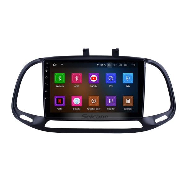 9 inch For 2015 2016 2017 2018 Fiat Dobe 10 Radio Android 11.0 GPS Navigation Bluetooth HD Touchscreen Carplay support Digital TV