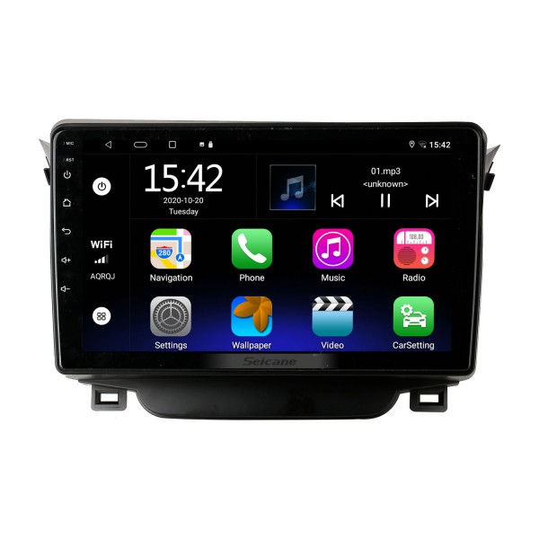 Android 13.0 for 2015 Hyundai I30 Bluetooth GPS Navigation Radio with 9 inch HD touchscreen USB AUX support Carplay WIFI  AHD camera TPMS DVR OBD2