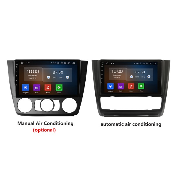 For 2004-2012 BMW 1 Series E81 E82 116i 118i 120i 130i Radio 9 inch Android 11.0 HD Touchscreen Bluetooth with GPS Navigation System Carplay support 1080P