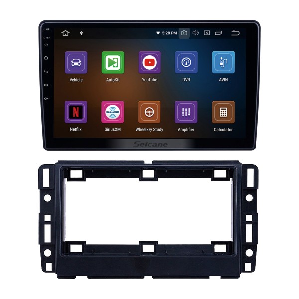 10.1 inch Android 11.0 for 2007-2012 GMC 2005-2010 Cobalt 2005-2006 Equinox 2006-2011 HHR 2004-2012 Malibu GPS Navigation Radio with Bluetooth HD Touchscreen support TPMS DVR Carplay camera DAB+