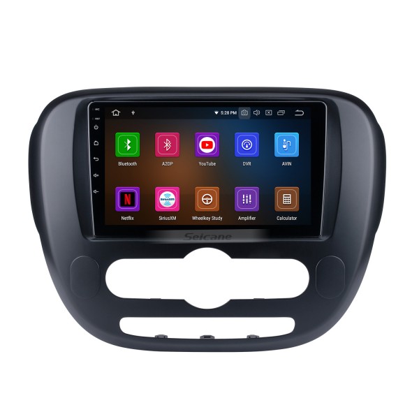 OEM Android 12.0 for 2014 Kia Soul Radio with Bluetooth 9 inch HD Touchscreen GPS Navigation System Carplay support DSP