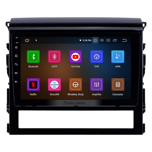 9 inch Android 11.0 Radio for 2015-2018 Toyota Land Cruiser with GPS Navigation HD Touchscreen Bluetooth Carplay Audio System support OBD2 Rearview camera