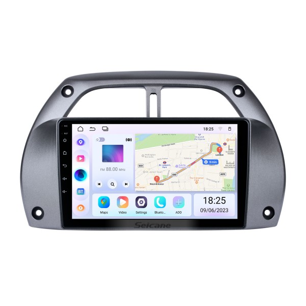 Andriod 14.0 HD Touchscreen 9 inch 2001 2002 2003 2004 2005 2006 Toyota RAV4 Car Radio GPS Navigation with Bluetooth System support Carplay