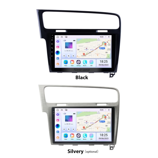 10.1 inch 1024*600 HD Touch Screen Android 14.0 Radio for 2013 2014 2015 VW Volkswagen Golf 7 LHD GPS Navigation system with  WIFI Bluetooth Music USB Mirror Link RearView Camera 1080P Video OBD2