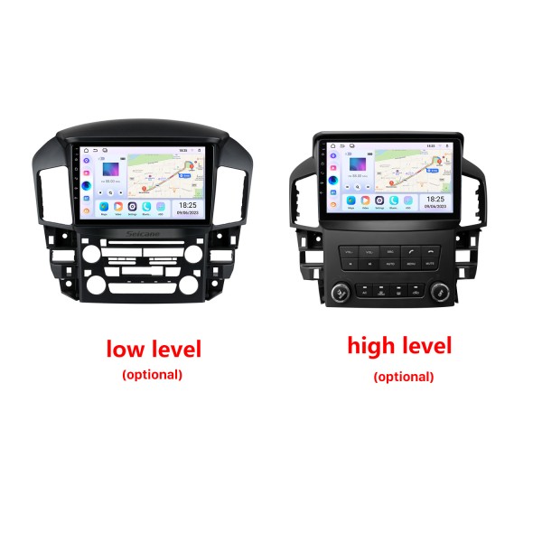 9 inch Android 14.0 For Lexus RX300 Toyota Harrie 1997 1998 1999-2003 Radio GPS Navigation System With HD Touchscreen Bluetooth support Carplay OBD2