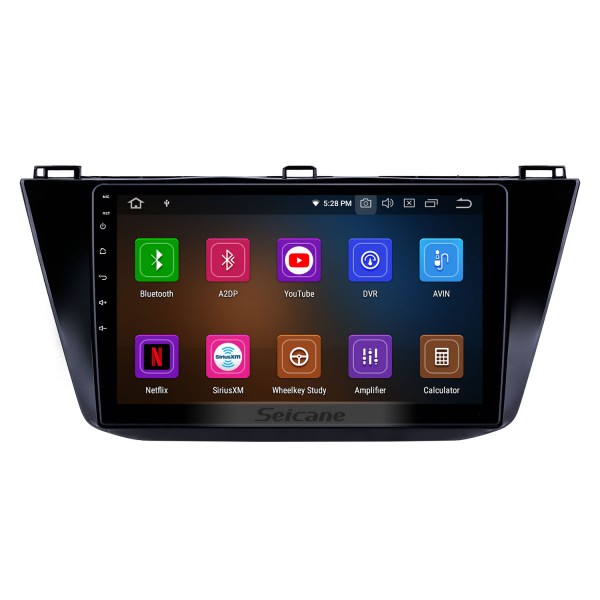 10.1 inch Android 11.0 Radio for 2016-2018 VW Volkswagen Tiguan Bluetooth HD Touchscreen GPS Navigation Carplay USB support TPMS DAB+ DVR