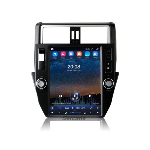 12.1 inch Android 10.0 HD Touchscreen GPS Navigation Radio for  2010-2013 TOYOTA PRADO with Bluetooth Carplay 