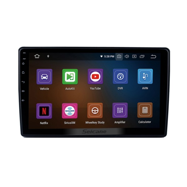 10.1 inch Android 11.0 for 2009 Volkswagen Touran Caddy Passat Golf Tiguan T5 GPS Navigation Radio with Bluetooth HD Touchscreen support TPMS DVR Carplay camera DAB+