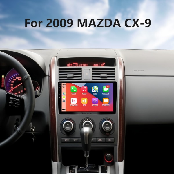For 2009 Mazda CX-9 Radio Android 11.0 HD Touchscreen 10.1 inch with Bluetooth GPS Navigation System Carplay support 1080P