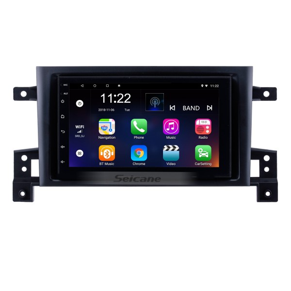 7 Inch Aftermarket Android 10.0 Touch Screen GPS Navigation system For 2005-2015 SUZUKI GRAND VITARA Support Bluetooth Radio TPMS DVR OBD II Rear camera AUX Headrest Monitor Control USB  HD 1080P Video  WiFi