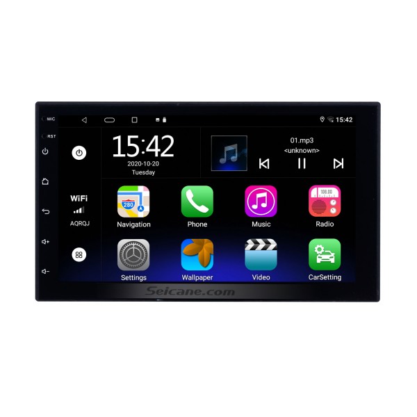 Universal 7 inch Android 12.0 Double DIN Touchscreen Radio for Toyota Hyundai Kia Nissan Volkswagen Suzuki Honda with GPS Navigation System support Bluetooth Music Rear View Camera