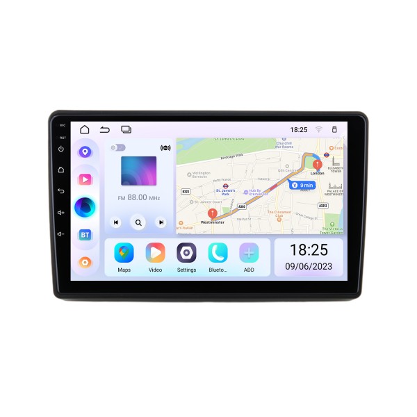Carplay OEM 9 inch Android 14.0 for 2004 2005 2006 2007-2010 TOYOTA SIENNA Radio Bluetooth HD Touchscreen GPS Navigation System support DAB+