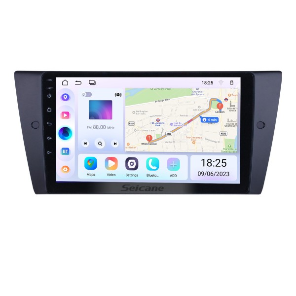 HD Touchscreen 9 inch for 2005 2006 2007-2012 BMW 3 Series E90 E91 E92 E93 316i 318i 320i 320si 323i 325i 328i 330i 335i 335is M3 316d 318d 320d 325d 330d 335d Radio Android 10.0 GPS Navigation System with Bluetooth support Carplay