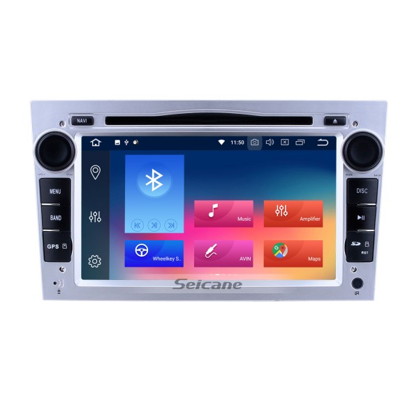 HD 1024*600 Touch Screen Android 9.0 2005-2011 Opel Zafira Multimedia GPS Radio Stereo Replacement with CD DVD Player Bluetooth OBD2 Backup Camera Mirror Link 3G WiFi HD 1080P Video