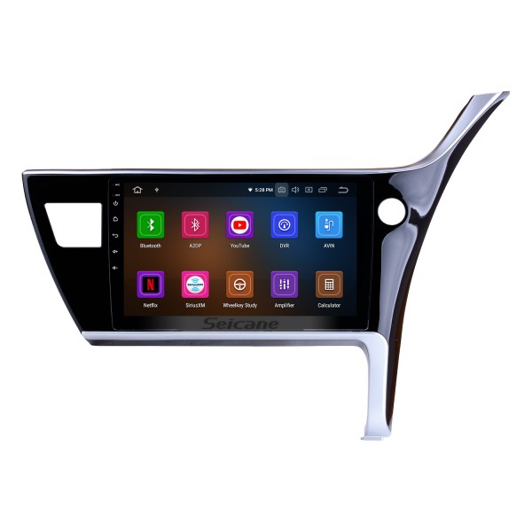 10.1 inch HD Touchscreen Radio GPS Navigation System for 2017 Toyota Corolla Right Hand Android 11.0 driving Car Head unit Support Steering Wheel Control Bluetooth Video Carplay 3G/4G Wifi DVR