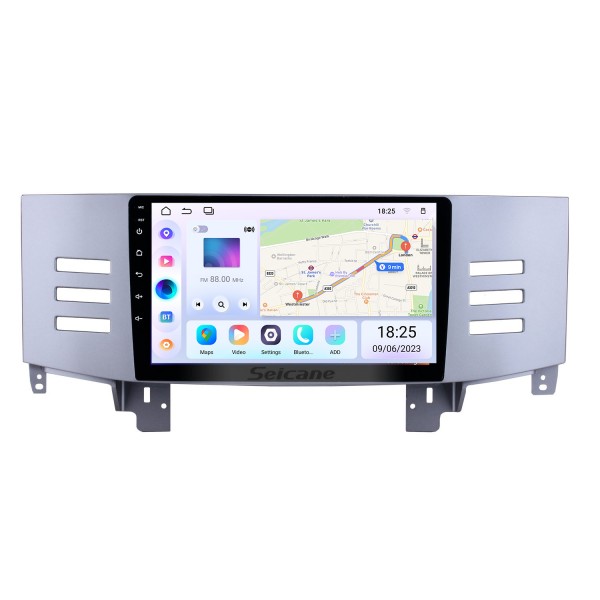 9 Inch Android 14.0 for TOYOTA REIZ MARK X 2005 2006 2007-2009 LHD Touchscreen HD GPS Navigation System Head Unit Support  WiFi Bluetooth TPMS DVR OBD II Rear View camera AUX Video