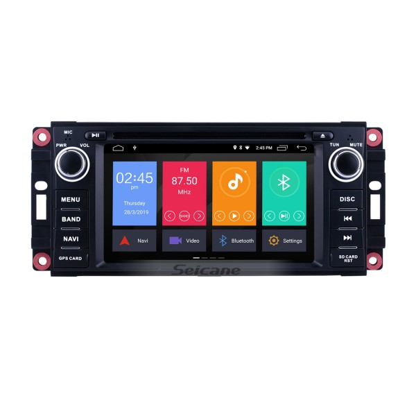Android 10.0 Capacitive Screen Multimedia Sat Nav Stereo Mount for 2007-2010 Chrysler Sebring Aspen 300C Cirrus with DVD Player Bluetooth 3G WiFi USB SD