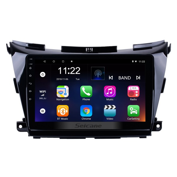  10.2 inch HD 1024*600 Touchscreen 2015 Nissan Murano GPS Navigation System With OBDII Rear Camera AUX Steering Wheel Control USB 1080P 3G WiFi Capacitive Mirror Link TPMS DVR Bluetooth