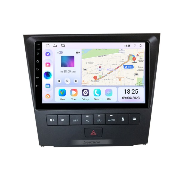 9 inch Android 13.0  for 2004-2011 Lexus GS GS300 350 400 430 460 Stereo GPS navigation system with Bluetooth Carplay support Rearview Camera