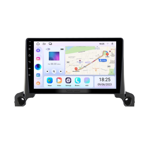 9 inch Android 14.0 for 2017 2018 2019+ PEUGEOT 4008 5008 Stereo GPS navigation system with Bluetooth Touch Screen support Rearview Camera