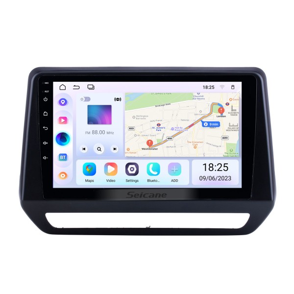 For 2019 Renault Triber Radio Android 13.0 HD Touchscreen 9 inch GPS Navigation with Bluetooth USB support Carplay SWC DVR