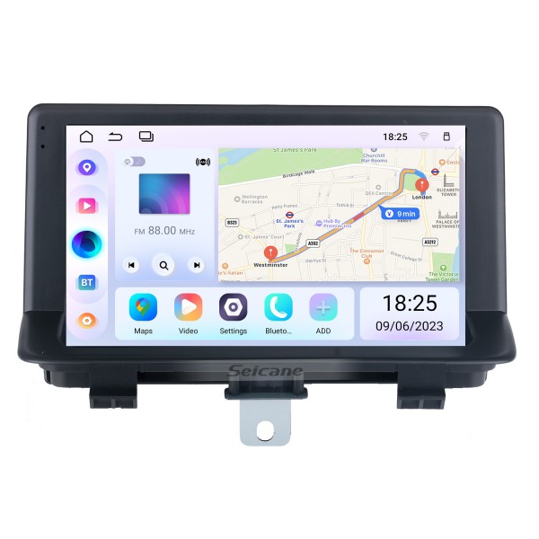 2013-2017 AUDI Q3 Android 14.0 9 inch HD Touchscreen Bluetooth GPS Navigation system auto Radio support  WIFI Rearview Camera DAB+ DVR Digital TV Steering Wheel Control OBD2