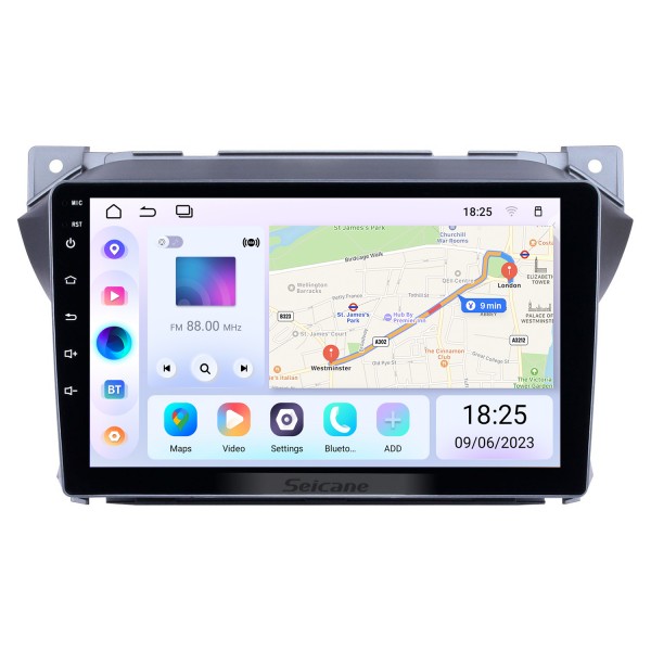 9 inch Android 14.0 OEM HD Touchscreen Head unit for 2009-2016 Suzuki alto GPS Navigation Radio USB Bluetooth music support Steering Wheel Control  WIFI TPMS DAB+ OBD2