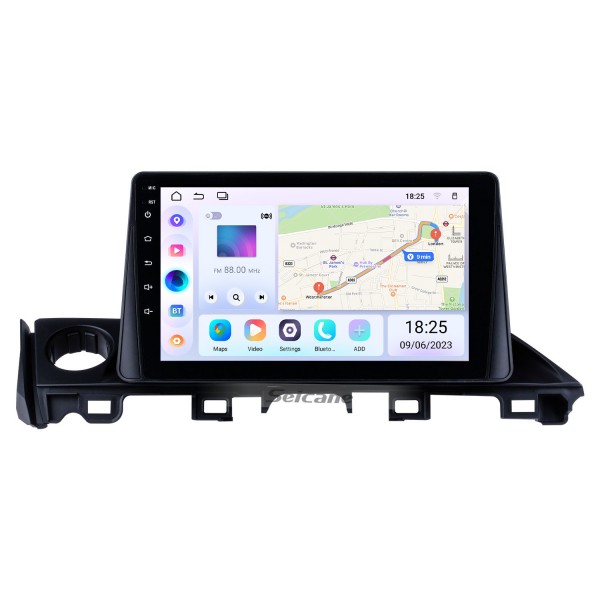 9 inch HD Touch Screen 2017 Mazda ATENZA Android 14.0 Radio GPS Navigation system with Bluetooth USB  WIFI OBD2 Mirror Link Rearview Camera