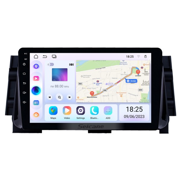 OEM 9 inch Android 14.0 Radio for 2017-2020 Nissan Micra KICKS Bluetooth HD Touchscreen GPS Navigation AUX USB support Carplay DVR OBD Rearview camera