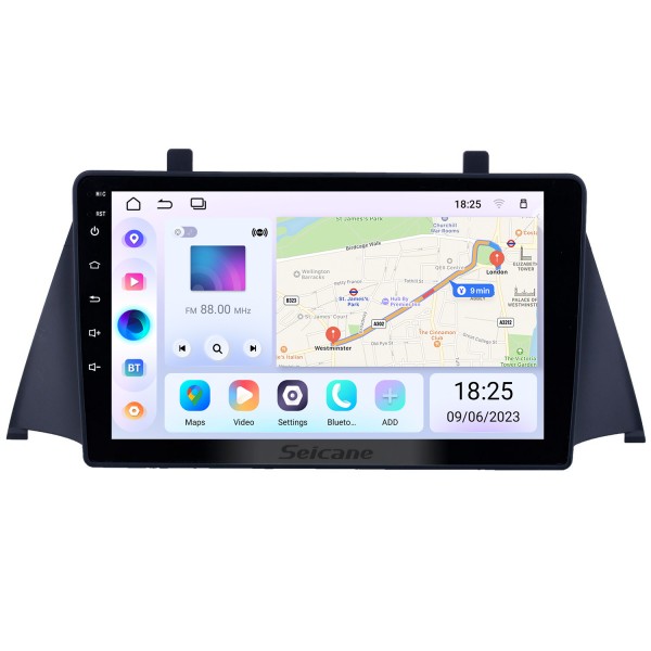 HD Touchscreen 9 inch Android 14.0 GPS Navigation Radio for 2015 Zotye Domy x5 with Bluetooth AUX WIFI support Carplay DAB+ DVR TPMS