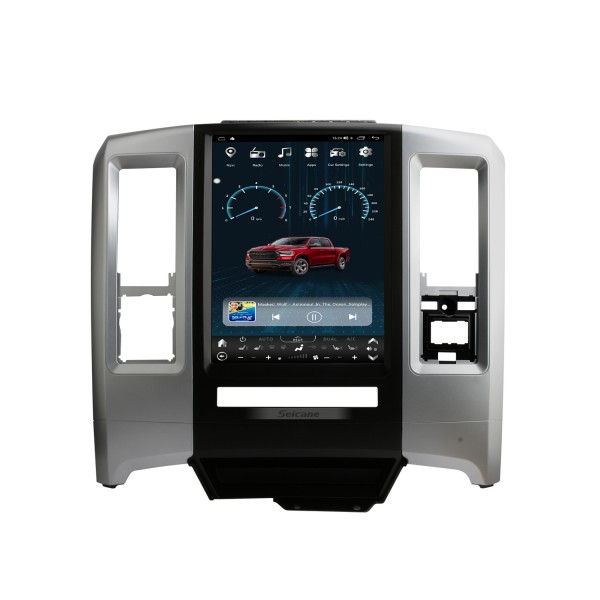 12.1 inch Android 13.0 HD Touchscreen GPS Navigation Radio for 2009 2010 2011 2012 Dodge Ram with Bluetooth Carplay support TPMS AHD Camera