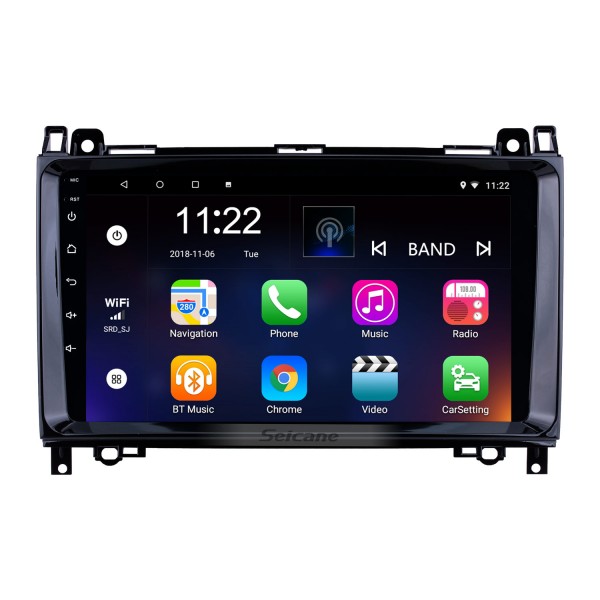 9 inch Android 10.0 GPS Navigation Radio for VW Volkswagen Crafter Mercedes Benz Viano / Vito /B Class W245 /Sprinter /A Class W169 with Bluetooth WiFi Touchscreen support Carplay DVR